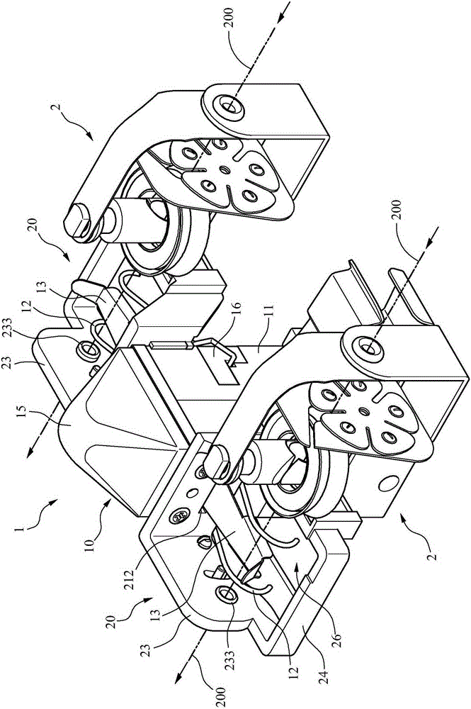 Knitting machine parking device warning control device