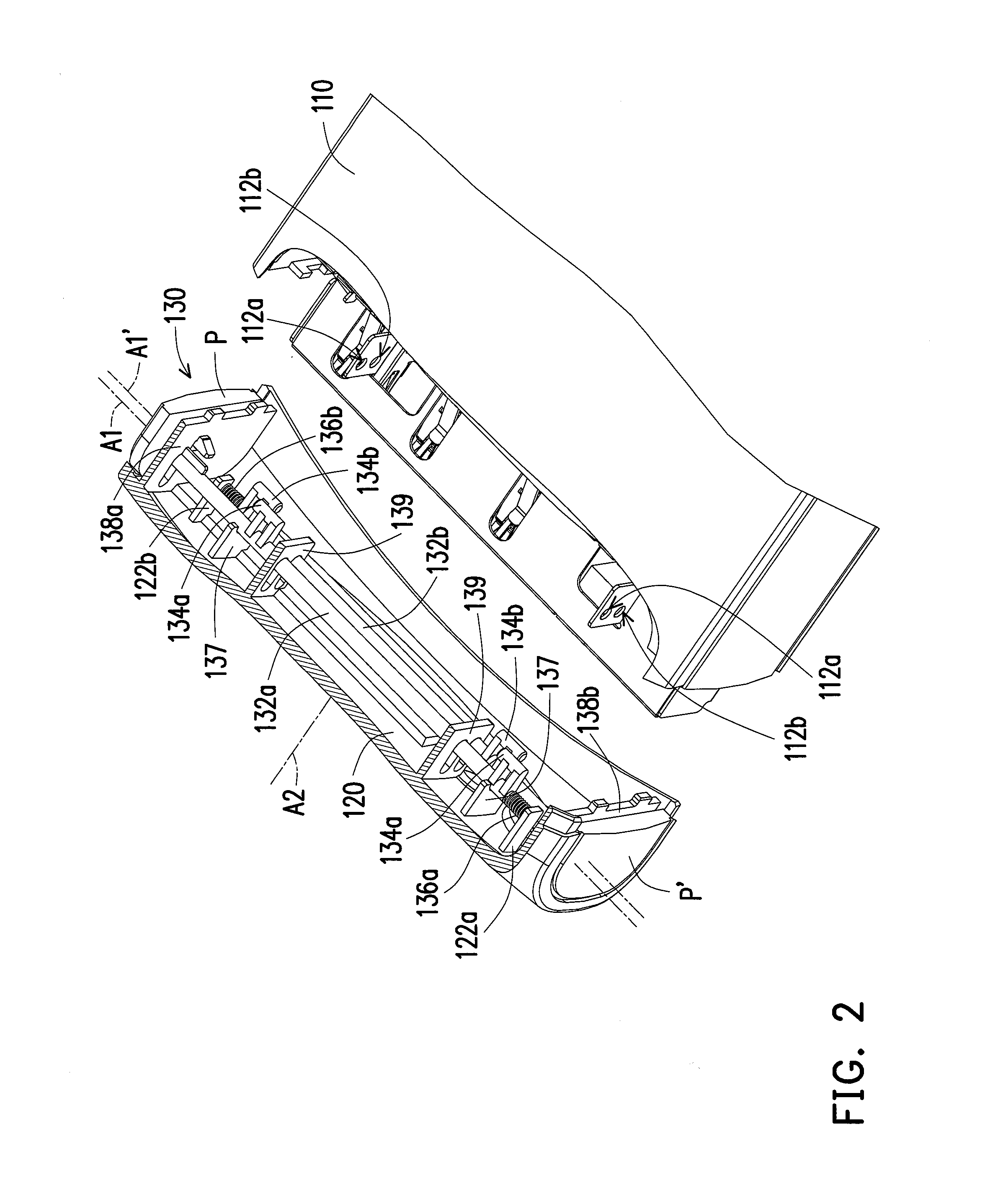 Electronic device, assembling structure and assembling method