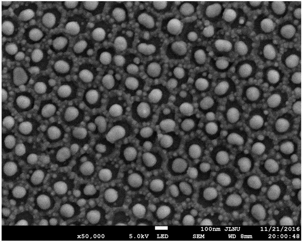 Honeycomb TiO2-Ag nanocomposite and preparation method thereof