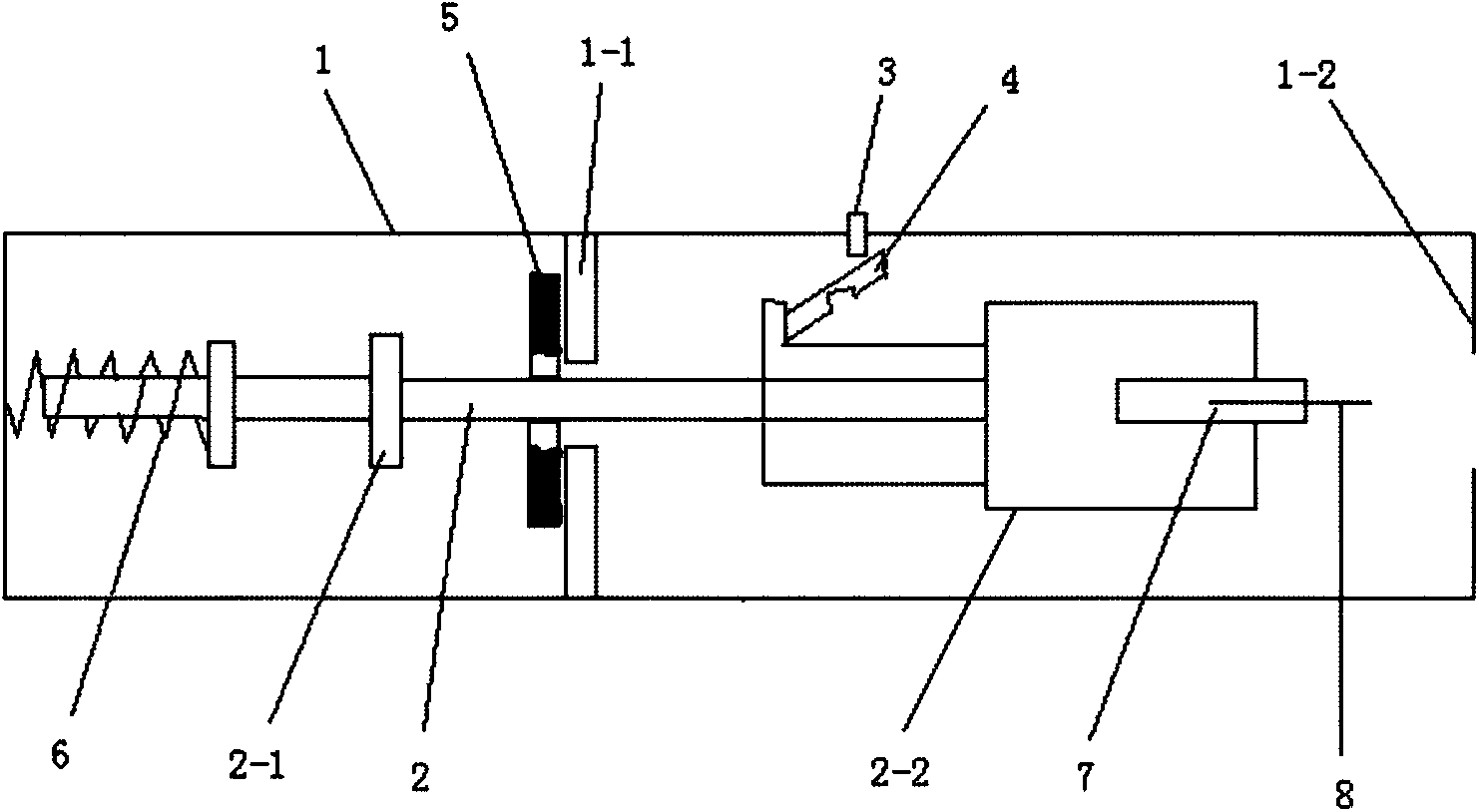 Blood sampling device with buffer device