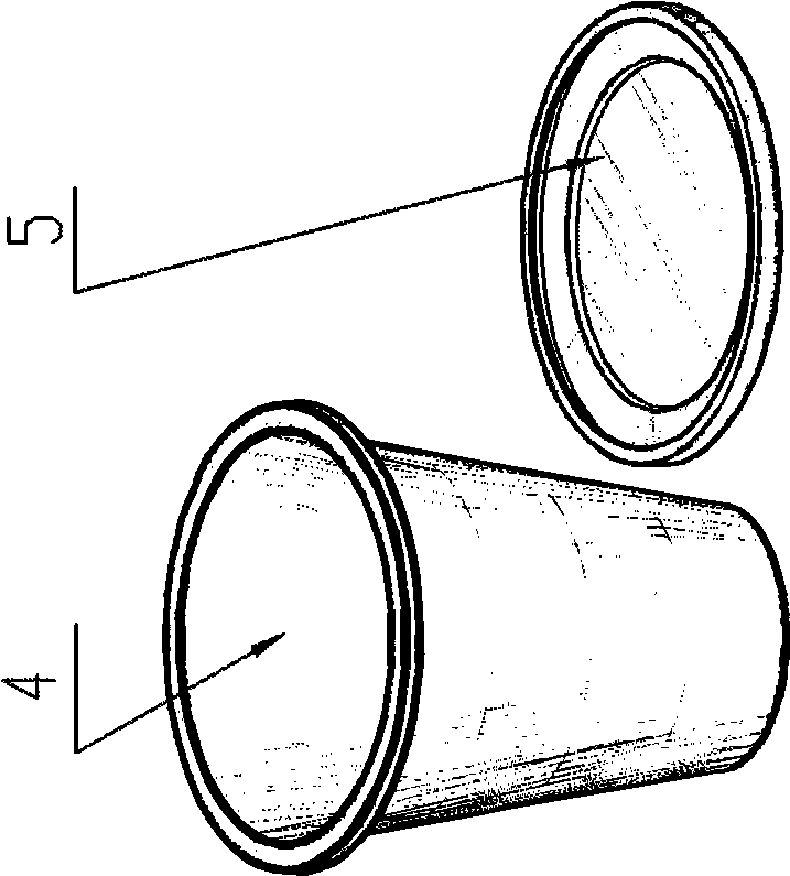 Cylinder catering structure