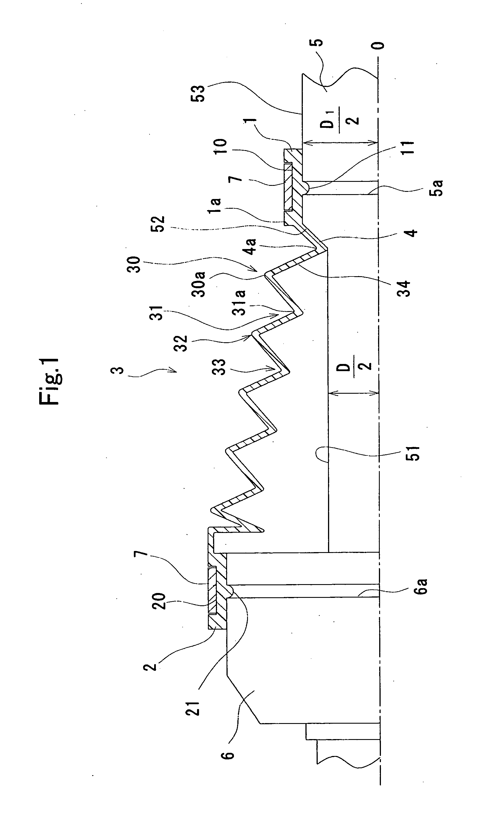 Boot for constant-velocity universal joint and fixing structure for the same