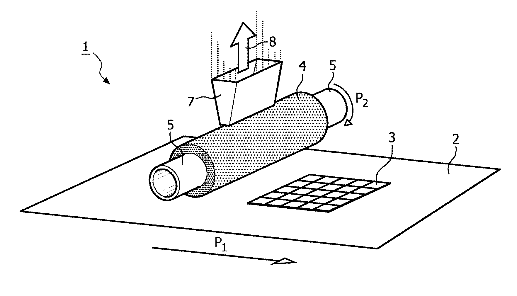 Device and method for drying separated electronic components
