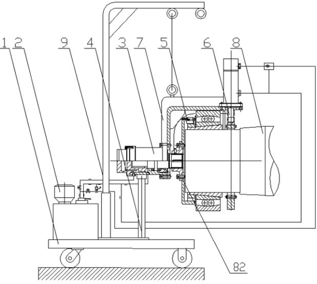Bearing assembly disassembly tooling