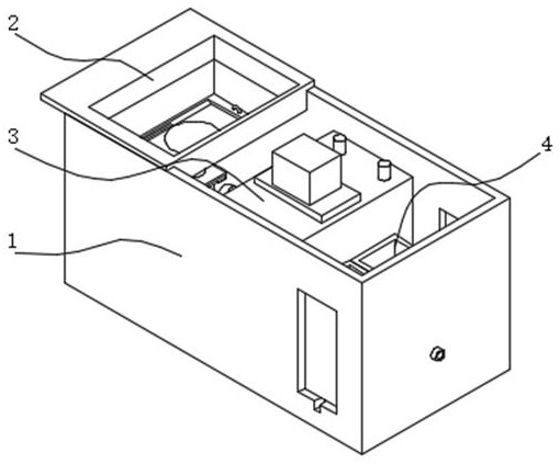 Waste liquid treatment device in PCB (printed circuit board) production process