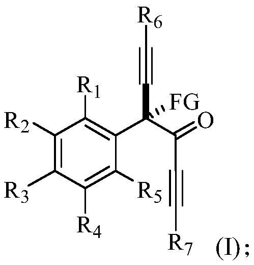 α-tetrasubstituted chiral acetylenone compound and its preparation method and application