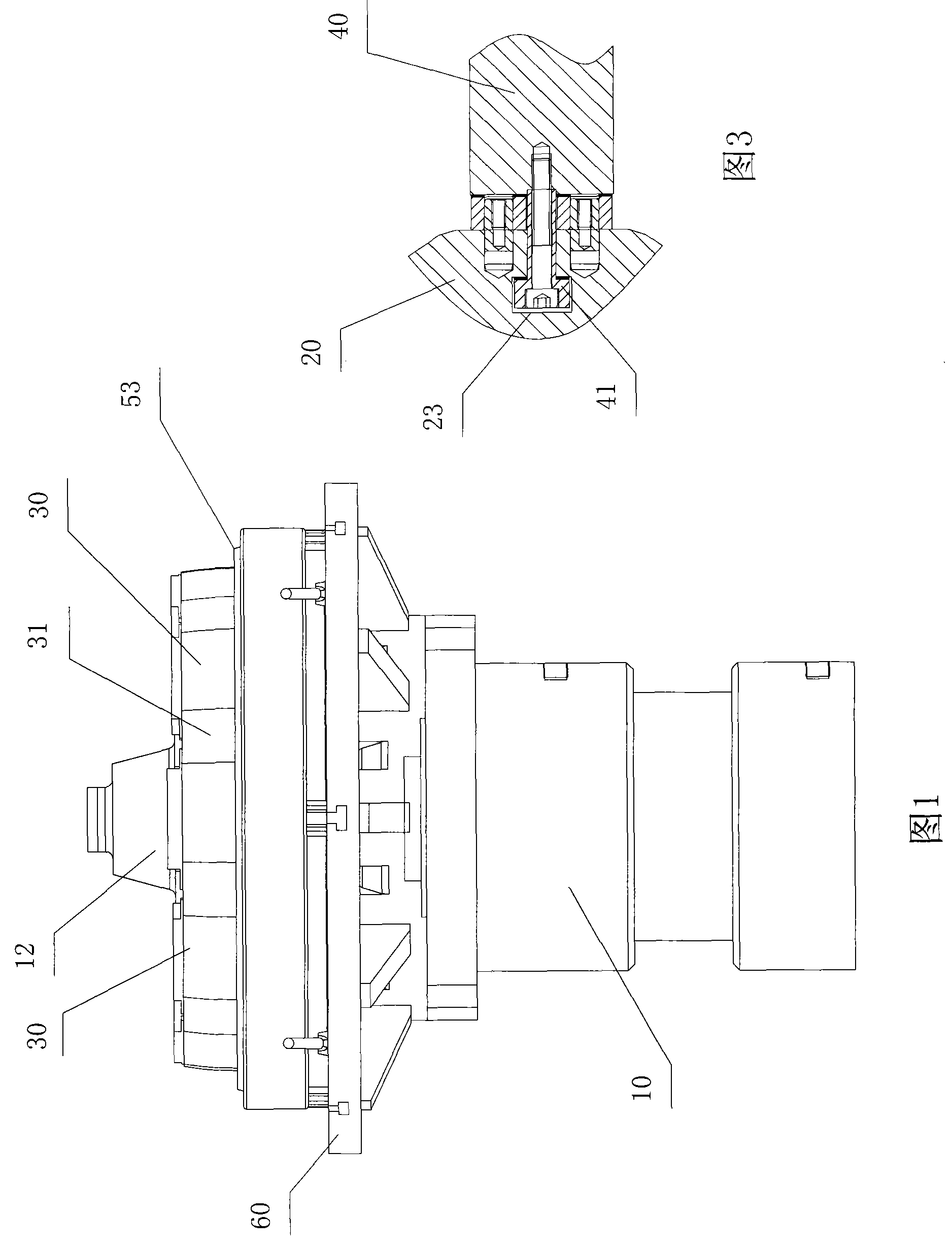 Method for producing prevulcanization ring-shaped tire tread and vulcanization device therefor