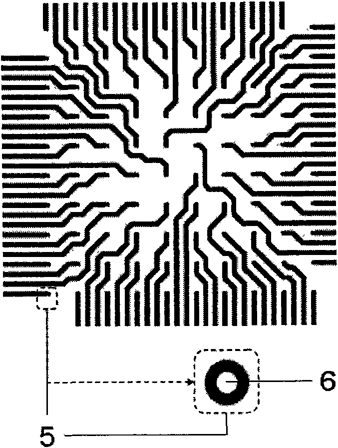 Flexible micro-electrode chip stimulating visual cortex through dura mater and the preparation method thereof