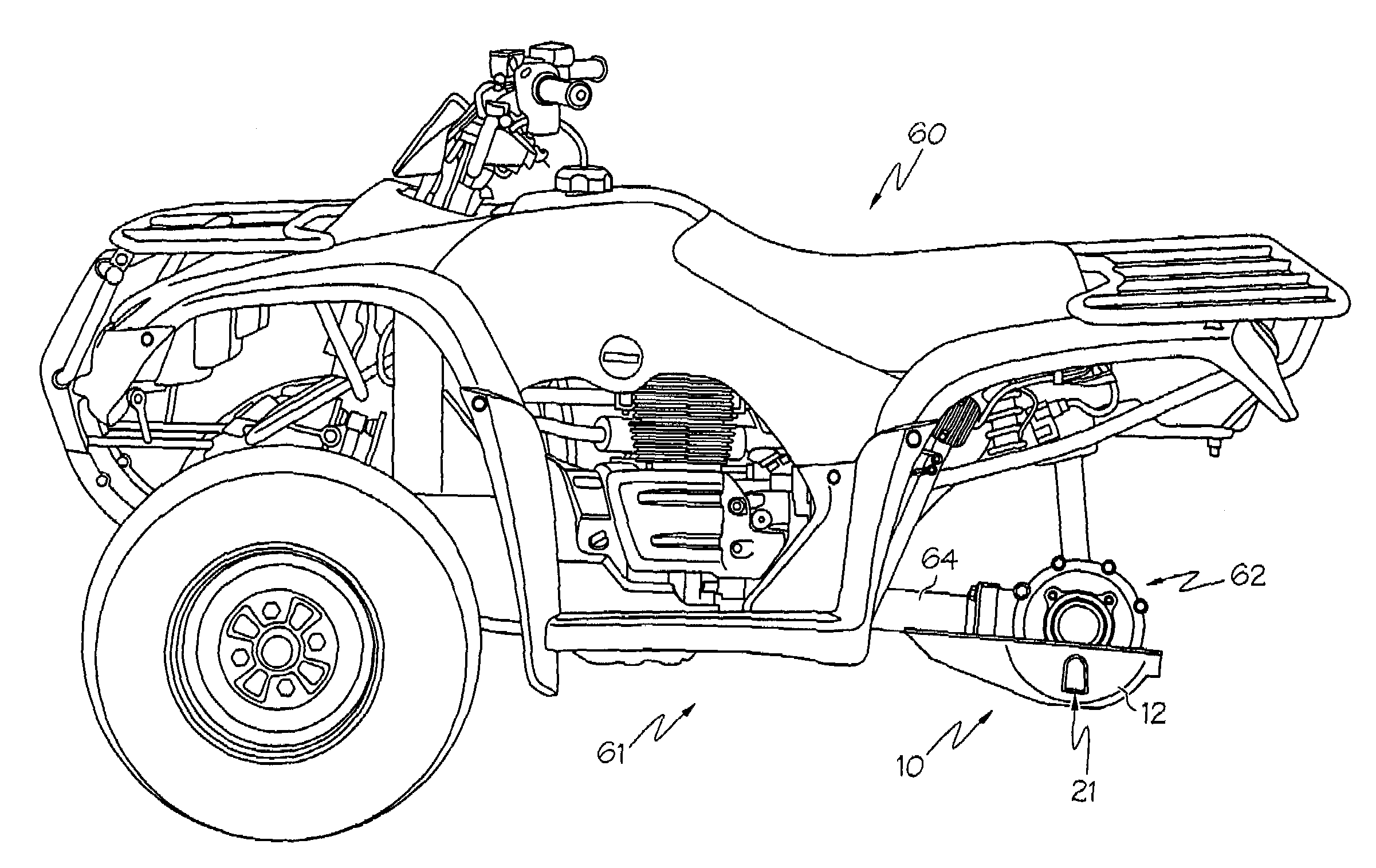 Protective cover for the underside of a vehicle