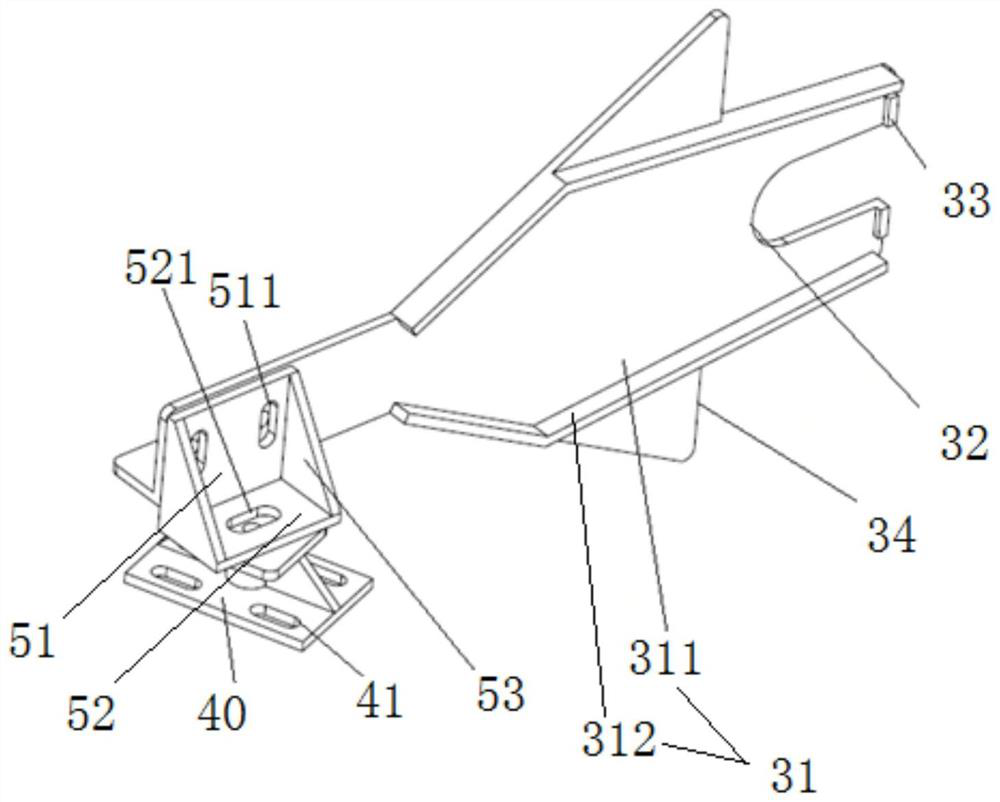 Hanging structure, tunnel rail robot and tunnel