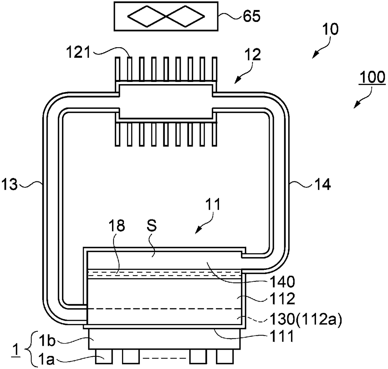 Heat transport device and projector