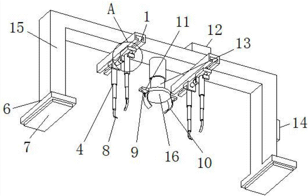 Universal vertebra replacement device for spinal surgery of orthopedics department