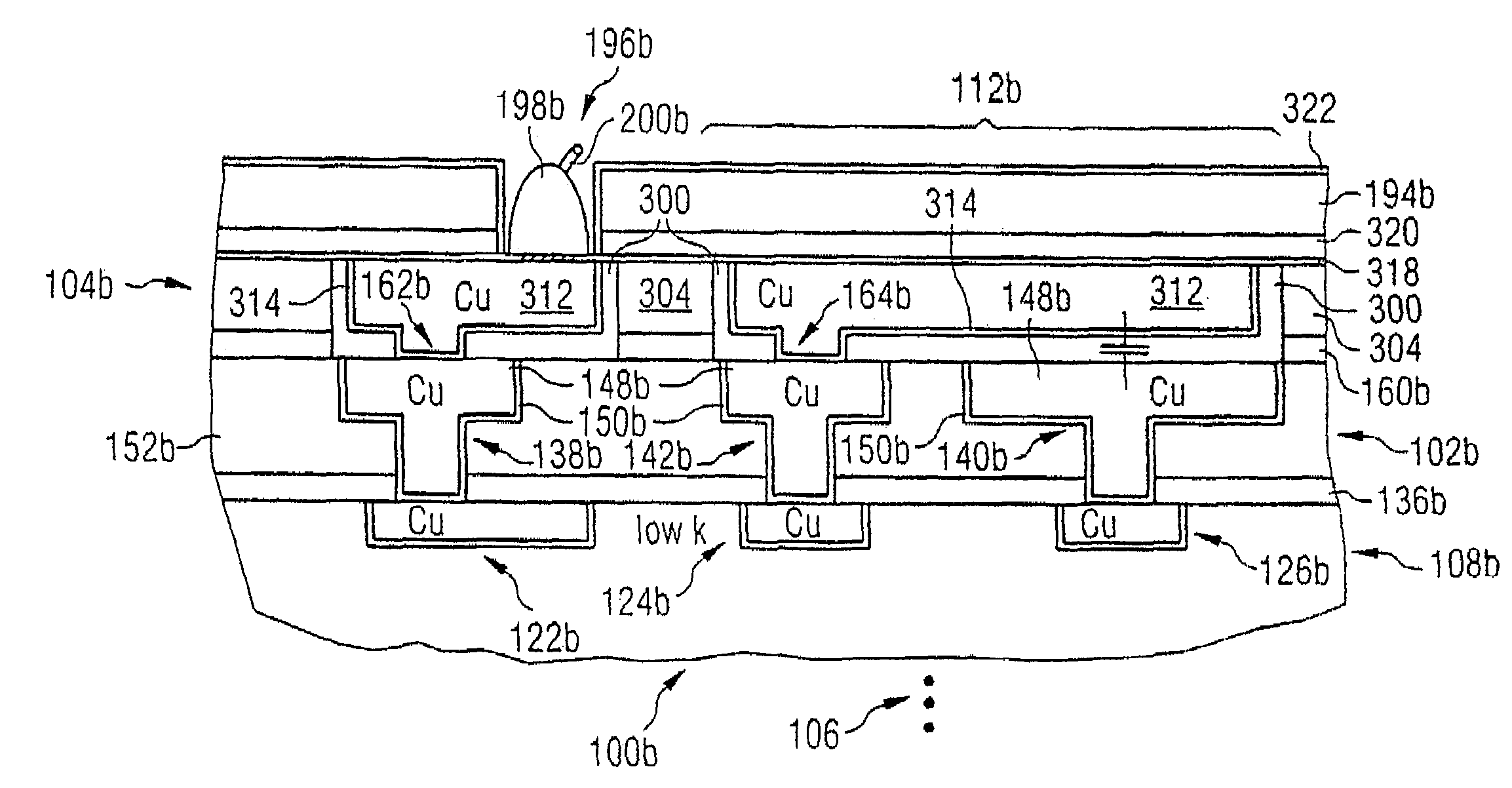 Method for the producing an integrated circuit bar arrangement, in particular comprising a capacitor assembly, in addition to an integrated circuit arrangement