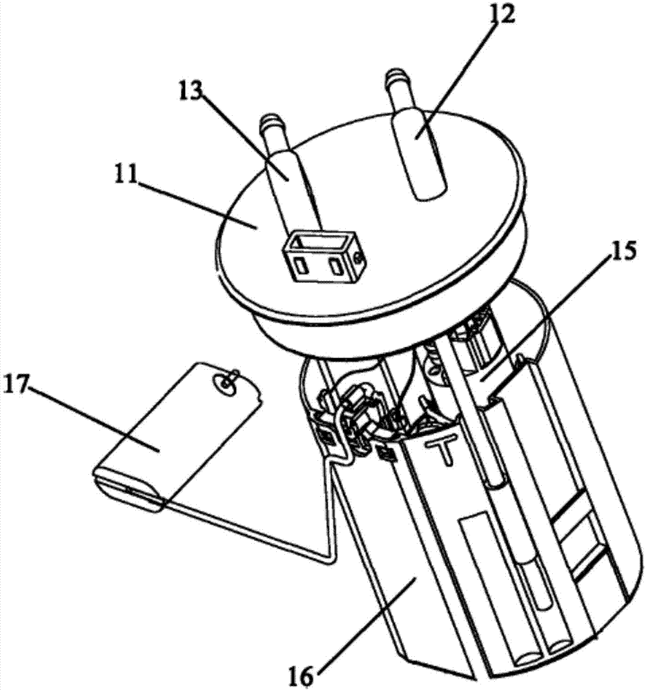 Fuel pump device of automobile power transmission system