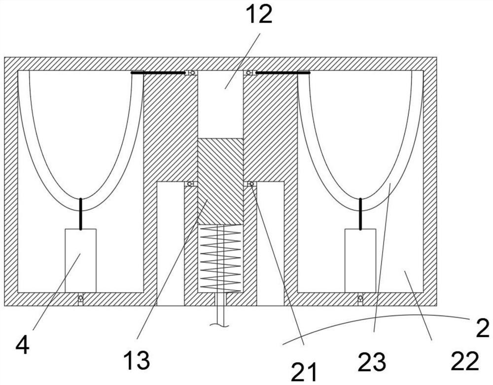 Center float-type wave power generation device