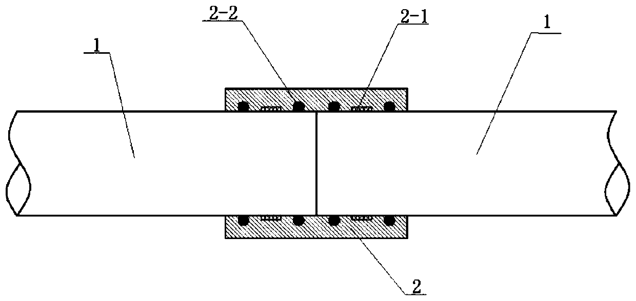 Combined sealing connecting method for plastic pipes
