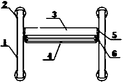 Dedusting device for curtain wall engineering