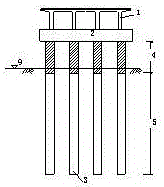 An integral abutment bridge structure based on composite flexible piles and its construction method