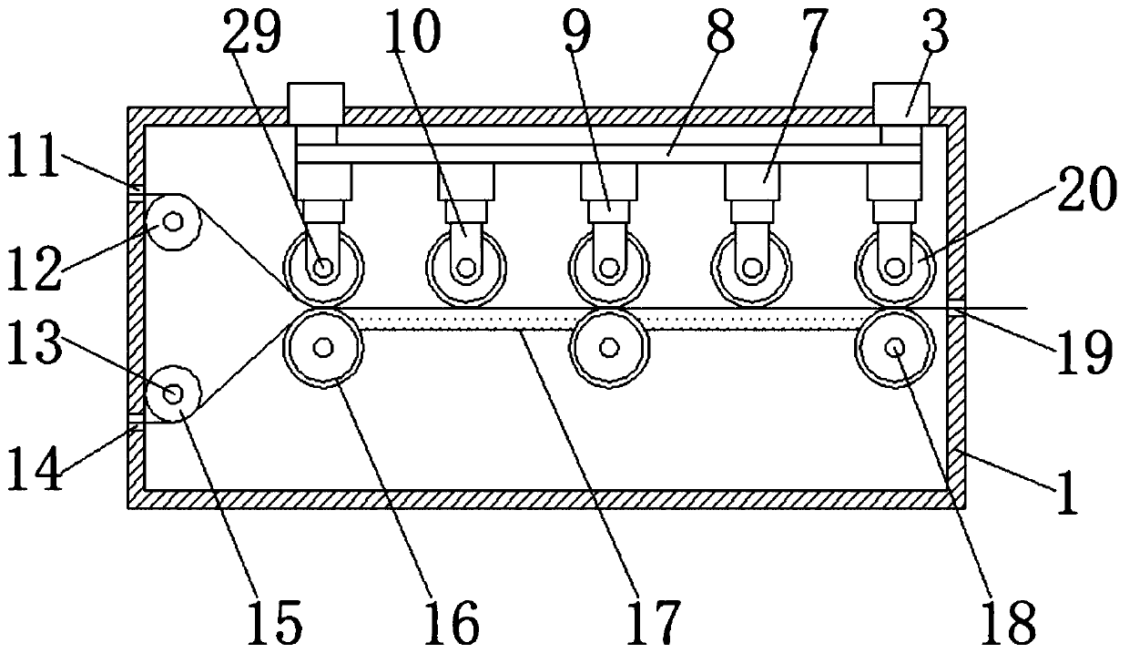 Release paper covering device for mask processing, and using method thereof