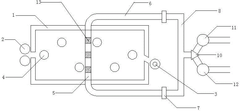 Heat radiation type printing and dyeing drying device