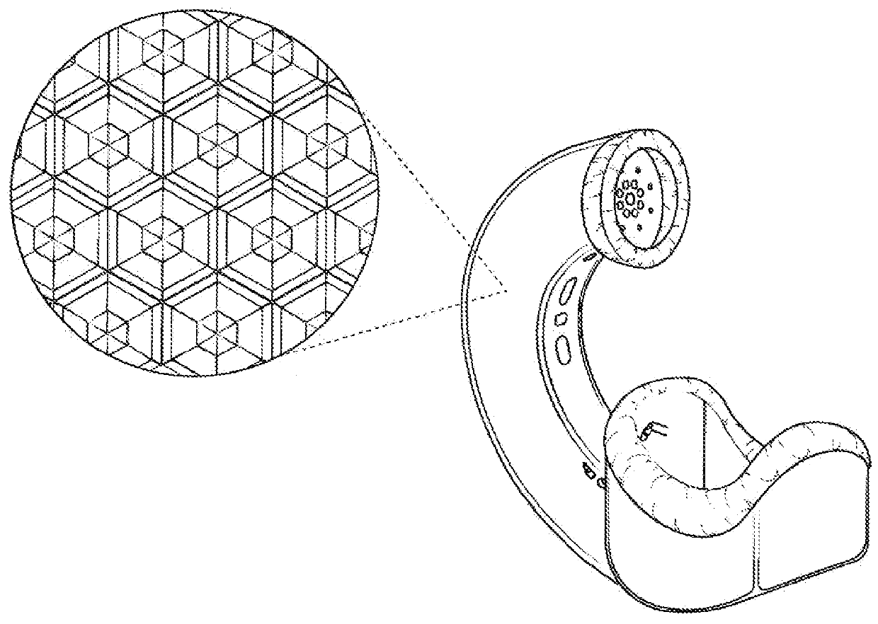 Ergonomic tubular anechoic chambers for use with a communication device and related methods