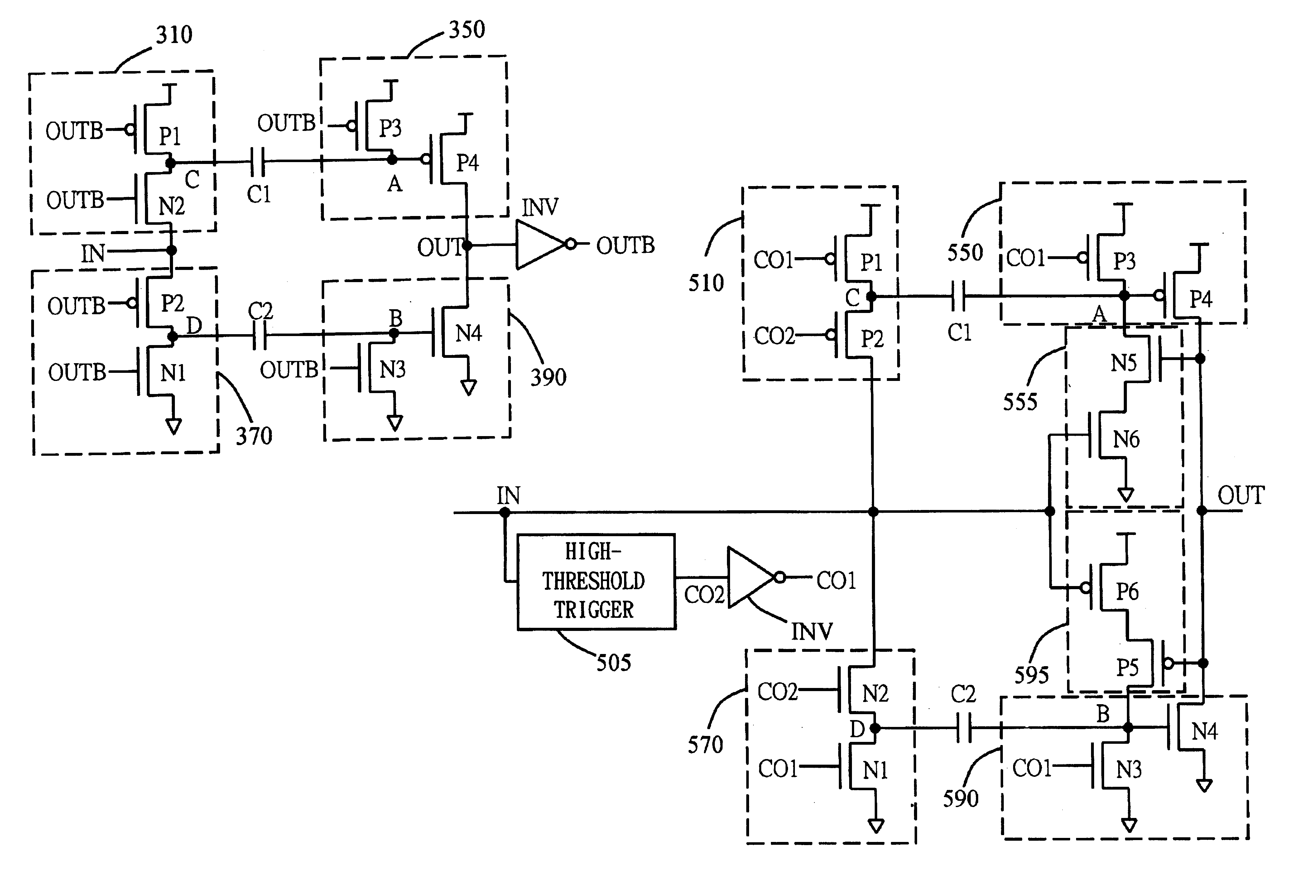Apparatus for capacitor-coupling acceleration