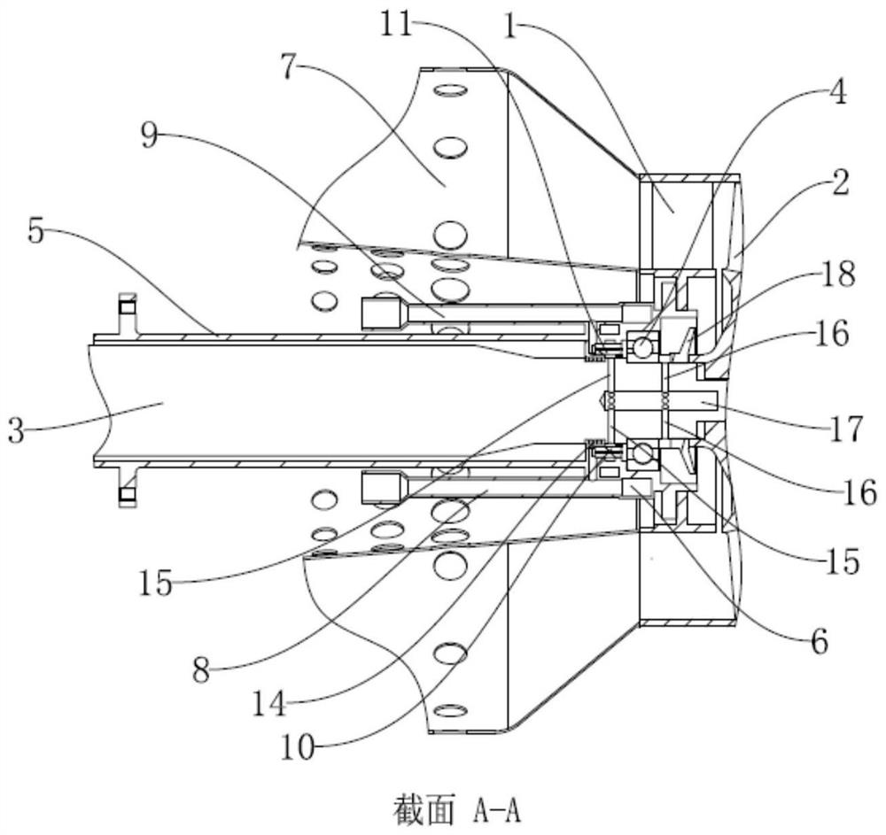 Bearing cooling structure of small turbojet engine