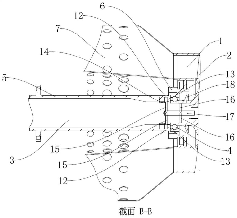 Bearing cooling structure of small turbojet engine