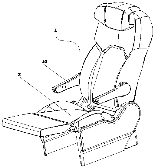 Car seat with circulating airbag groups
