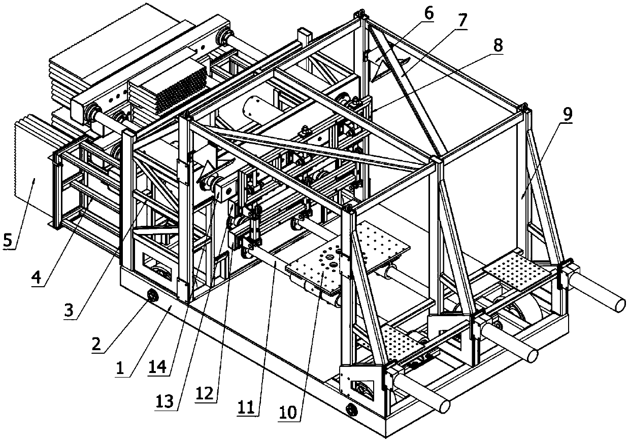 Car door installation tool for simulating side collision test of car, and testing trolley