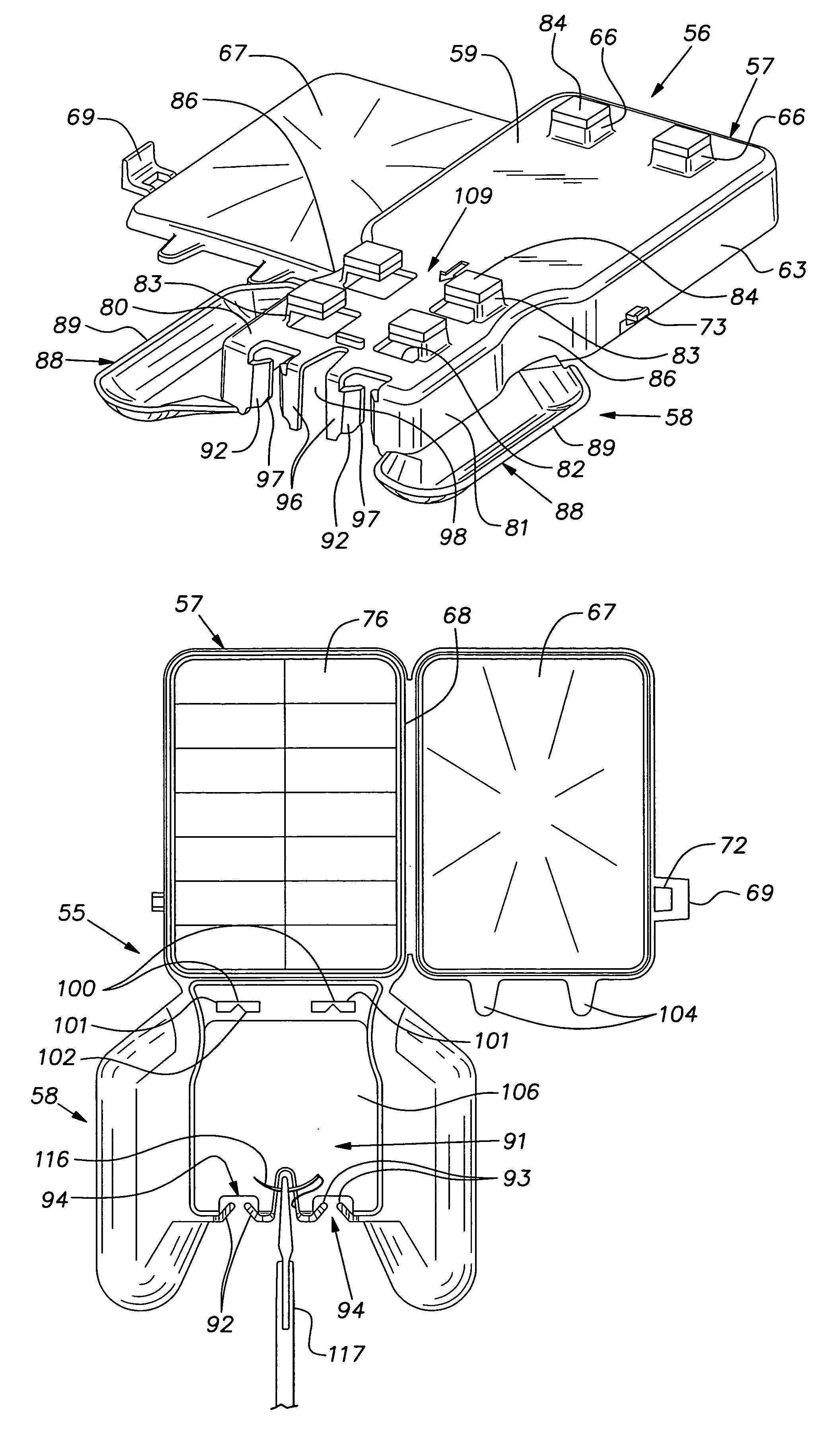 Apparatus for sharp implement transfer, counting and temporary disposal or storage