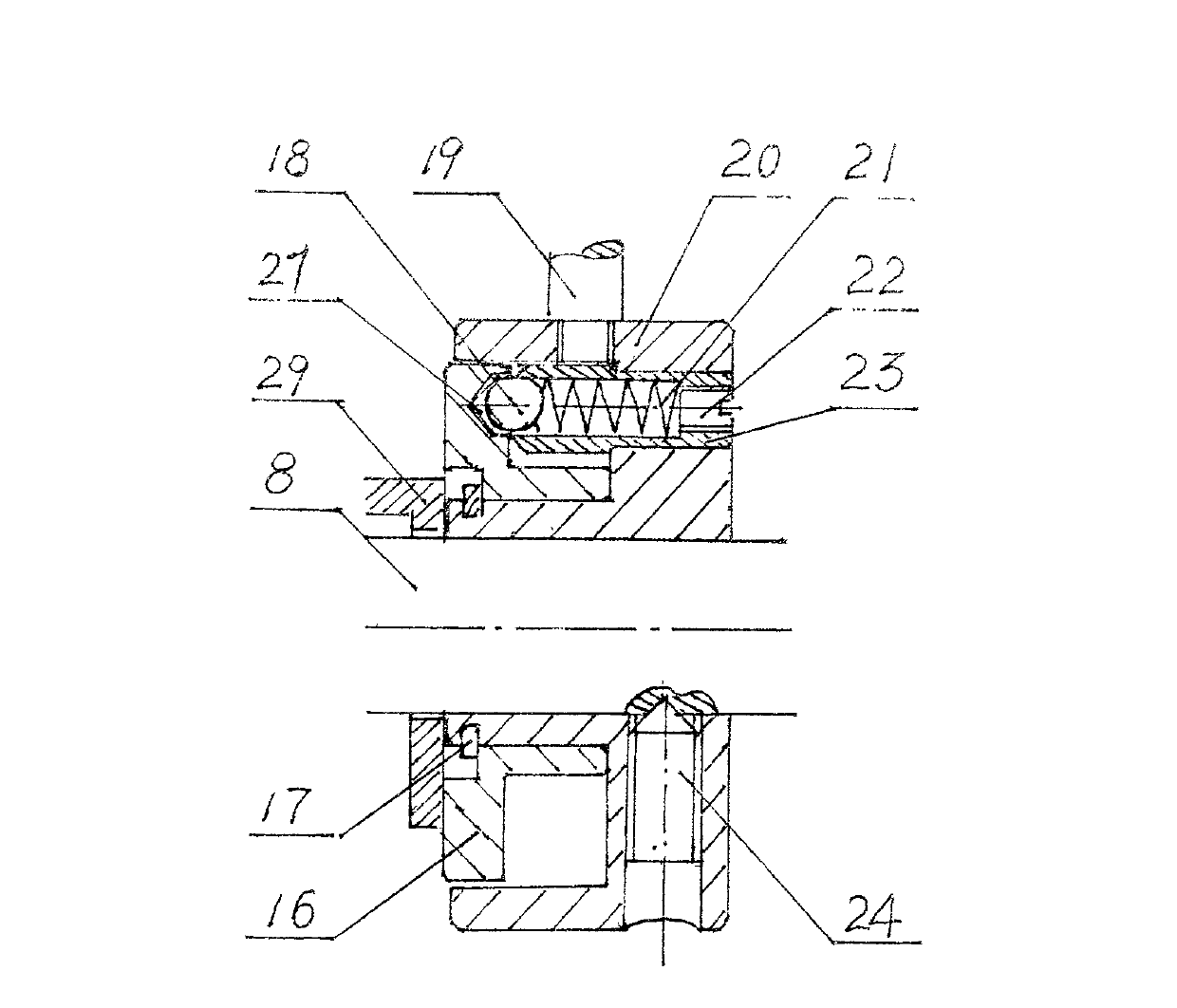 Placed pillow type head of bed