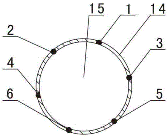 Combined electric probe and processing method for high-speed moving metal flyer test