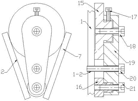 A V-shape measuring method for outer diameter and a V-shape inspection tool for the outer diameter of valve disc