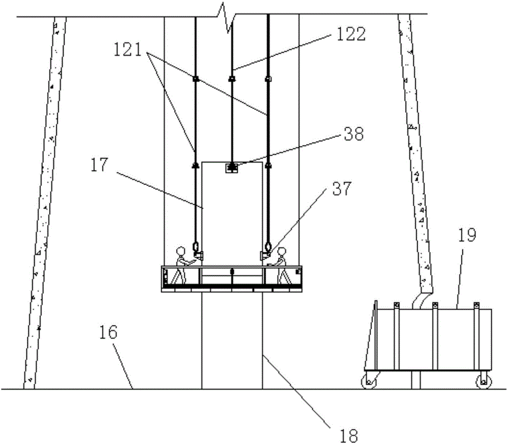 Tool for hoisting steel inner barrel of chimney and application method of tool