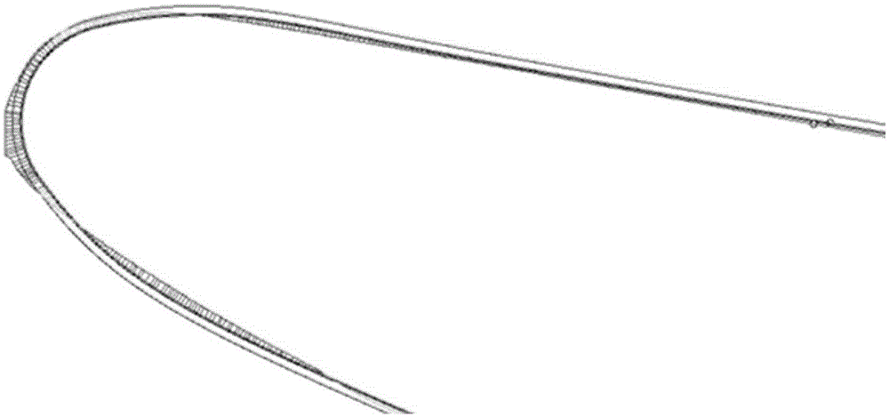 A no-surplus mechanical finishing process for removing tool marks on the blade body profile