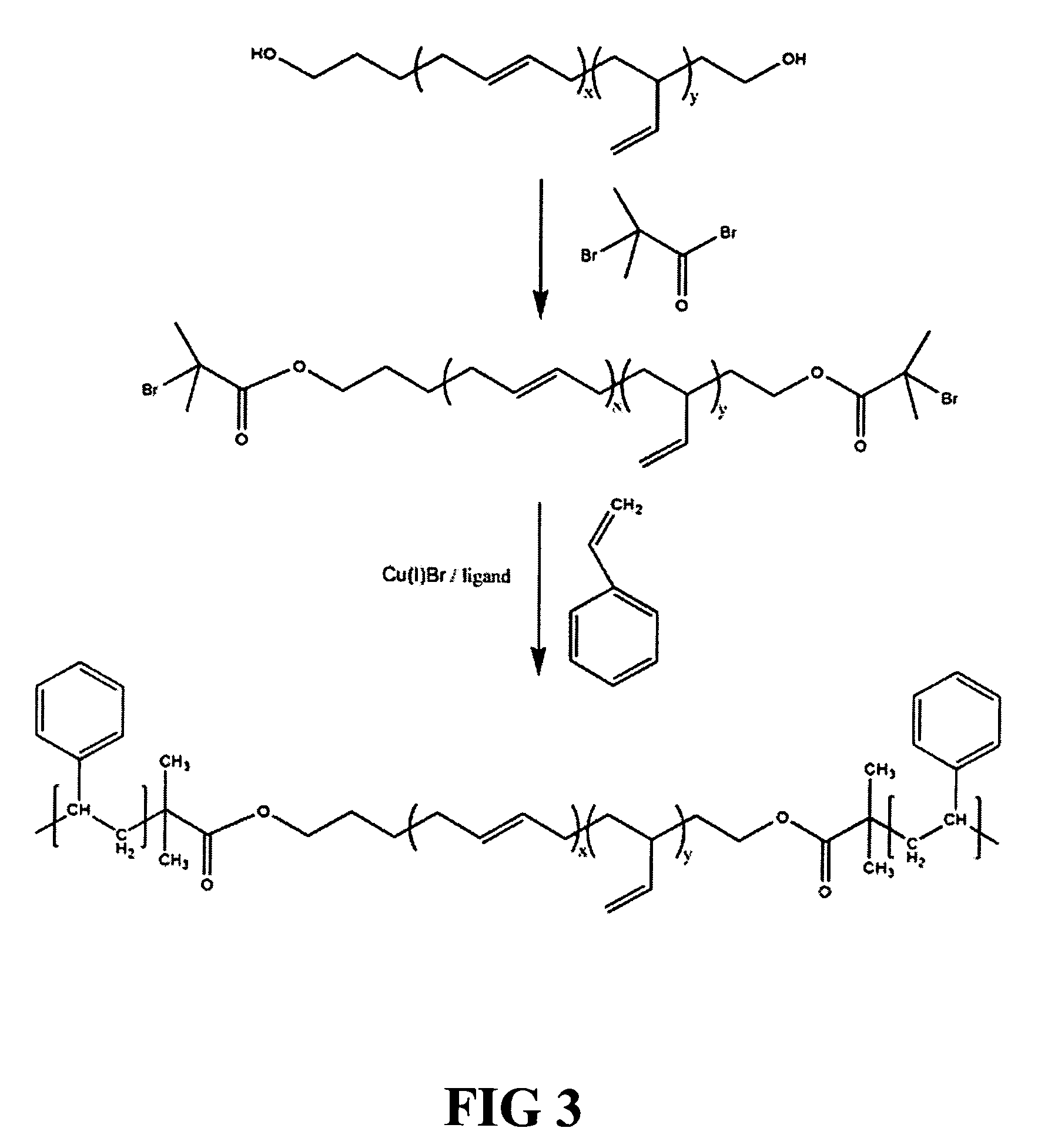 Medical devices containing radiation resistant block copolymer