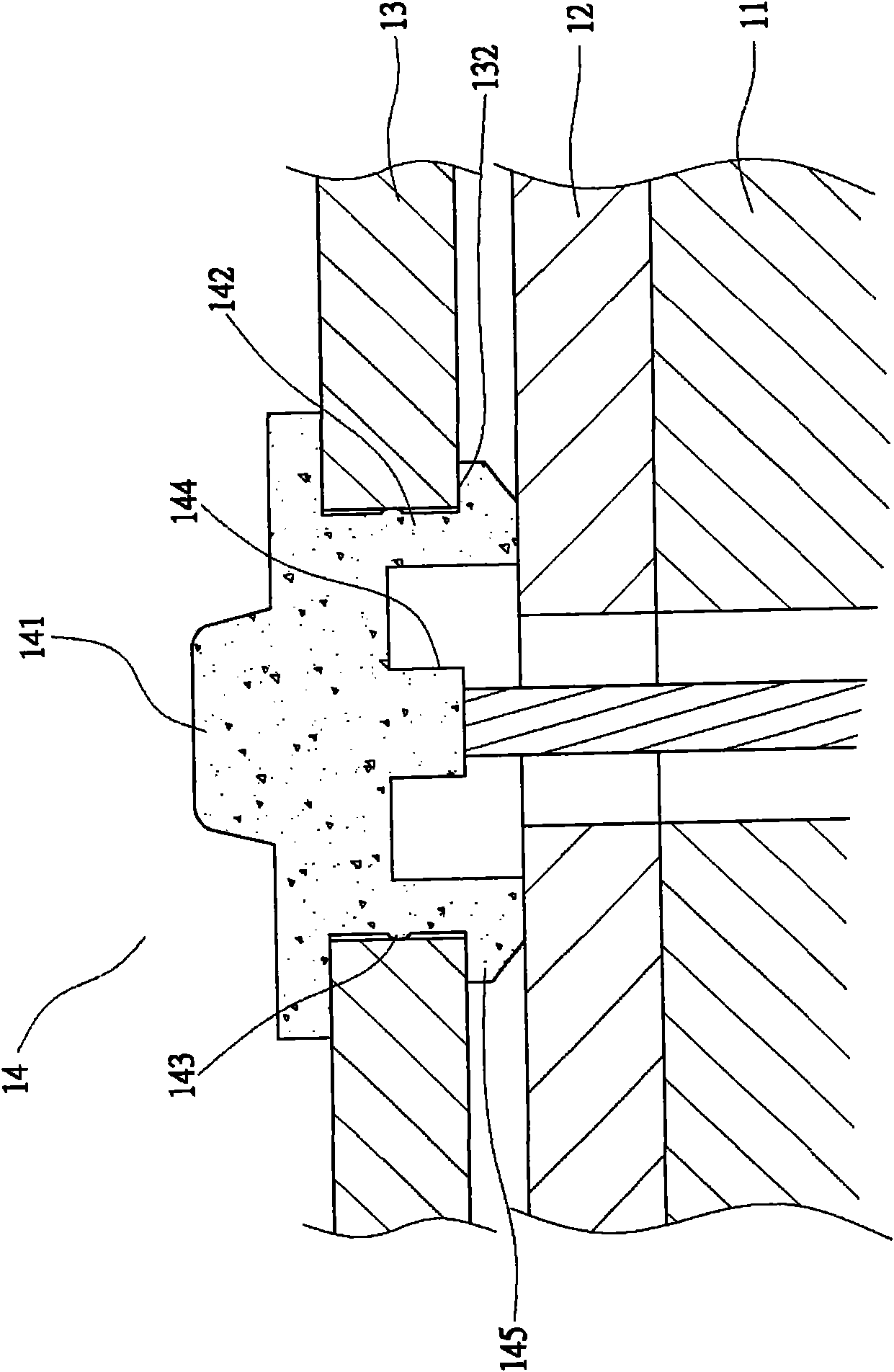 Meter key structure for vehicle