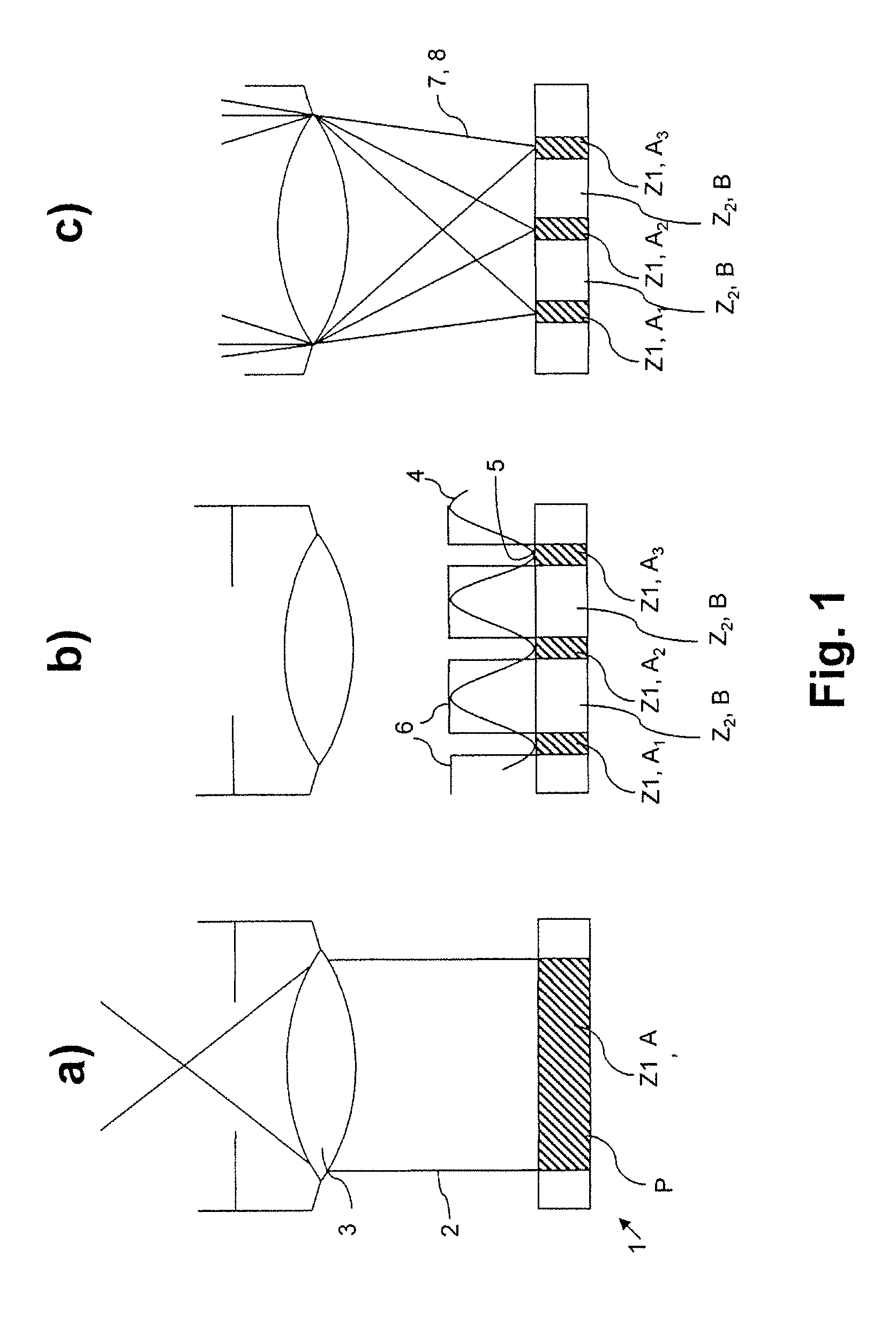 Method and microscope for high spatial resolution examination of samples