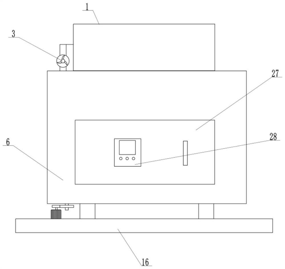 Full-automatic water-soluble acid-base tester capable of automatically drying residual water in colorimetric tube