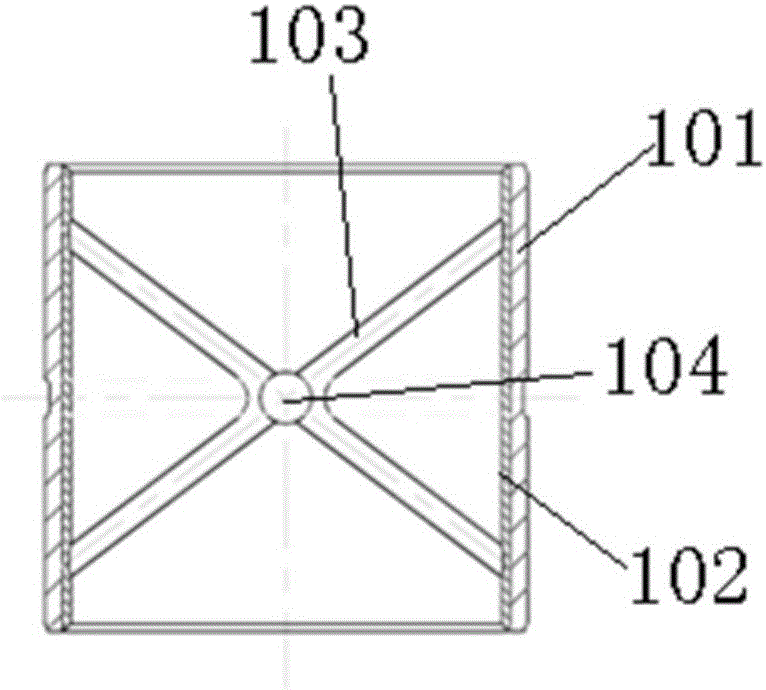 Roller pin bush and auxiliary assembling structure thereof