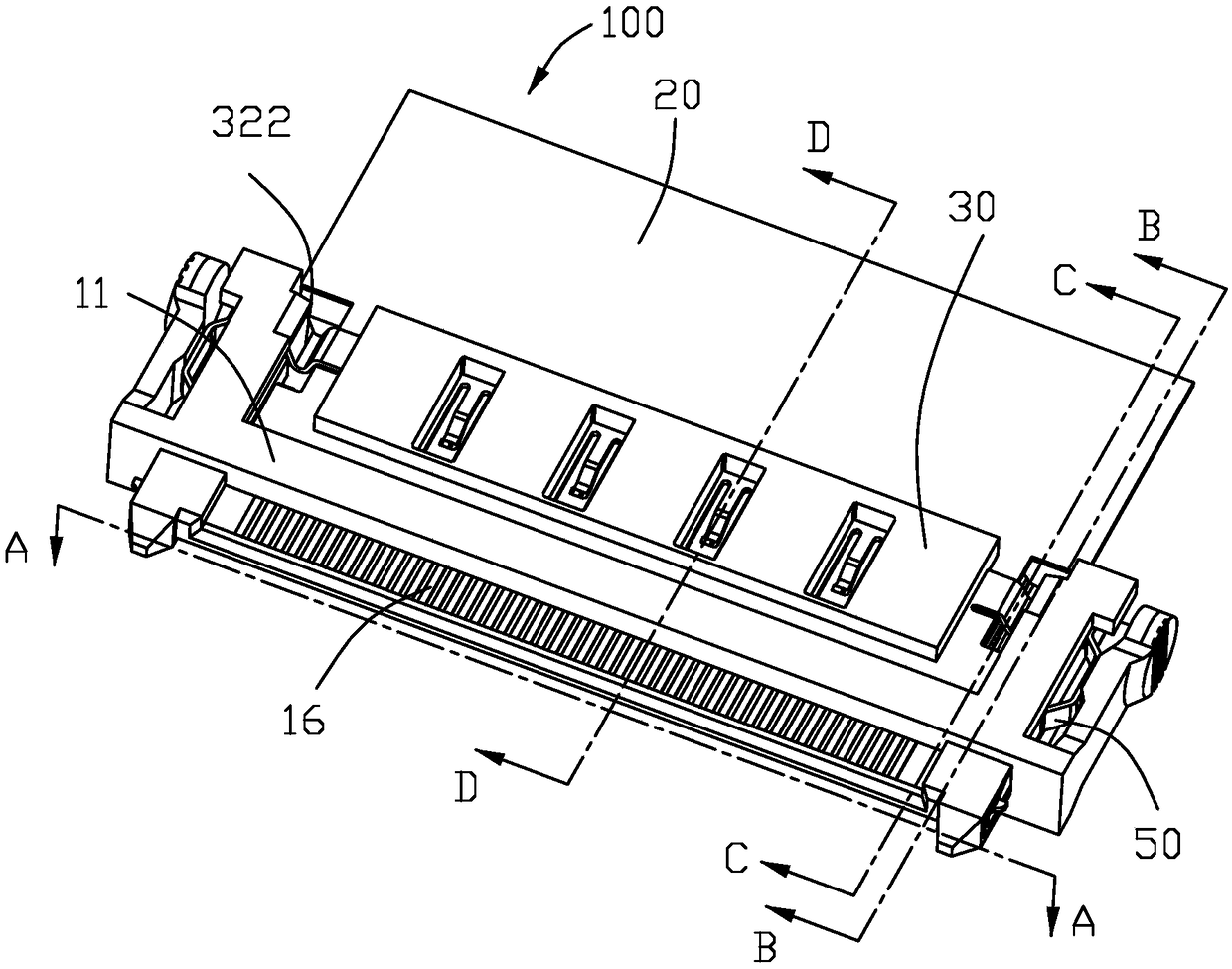 Socket connector and cable connector