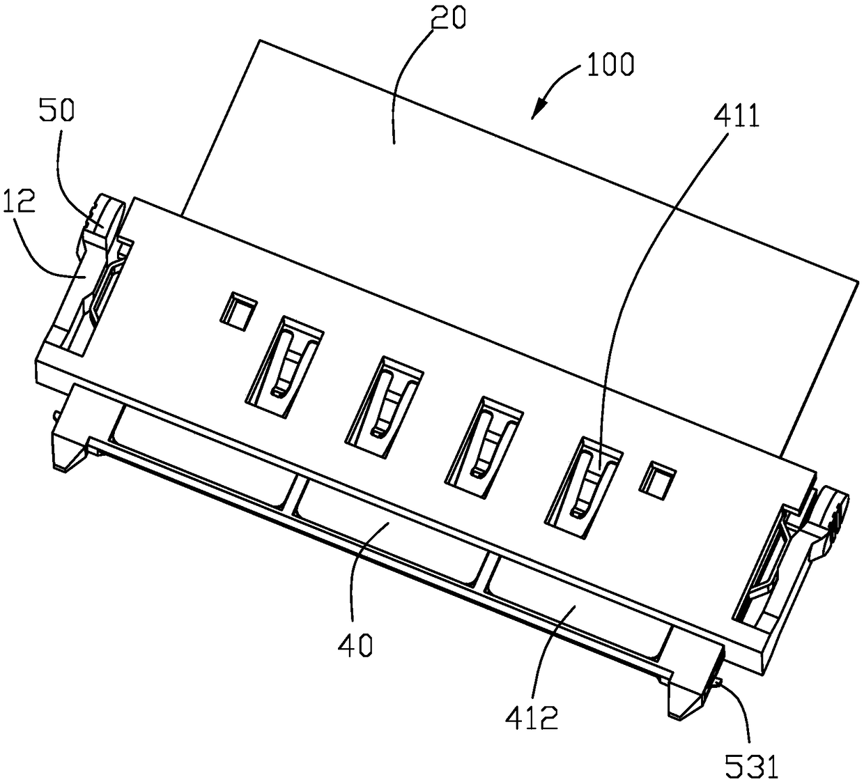 Socket connector and cable connector