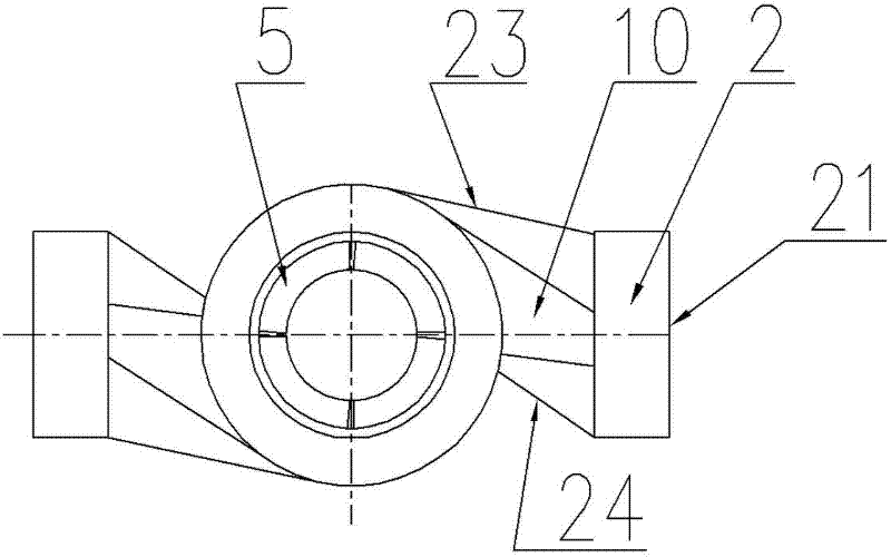 Joint of vortex drain tube