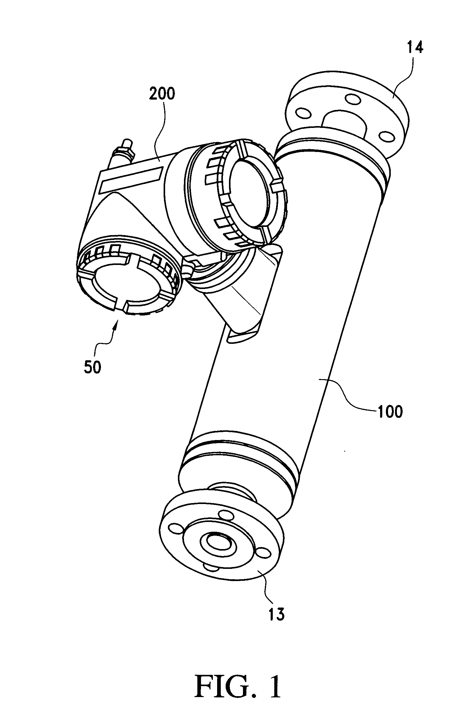 Inline measuring device