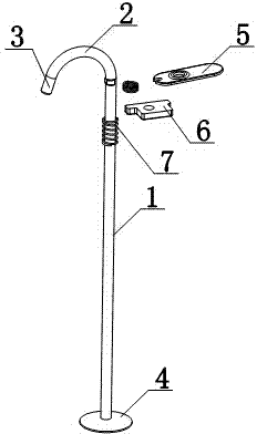 Plant cultivation spraying tube