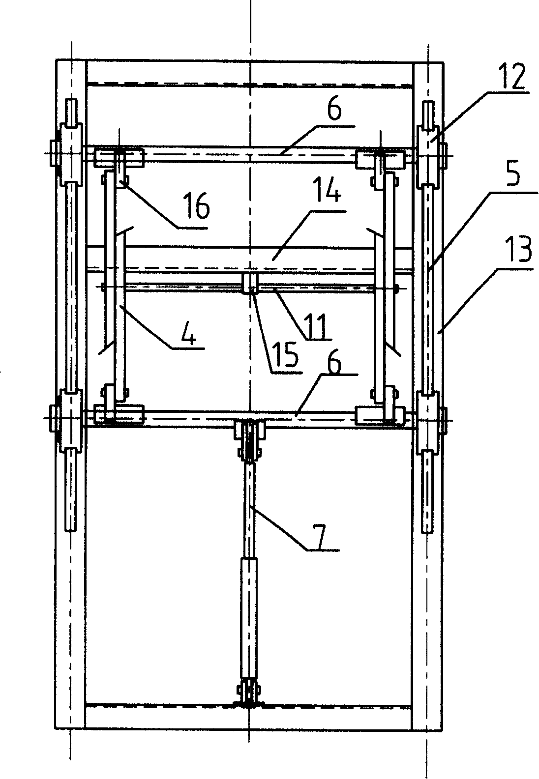 Fermentation stopping tank for palm fruit bundle and fermentation stopping and fruit threshing system