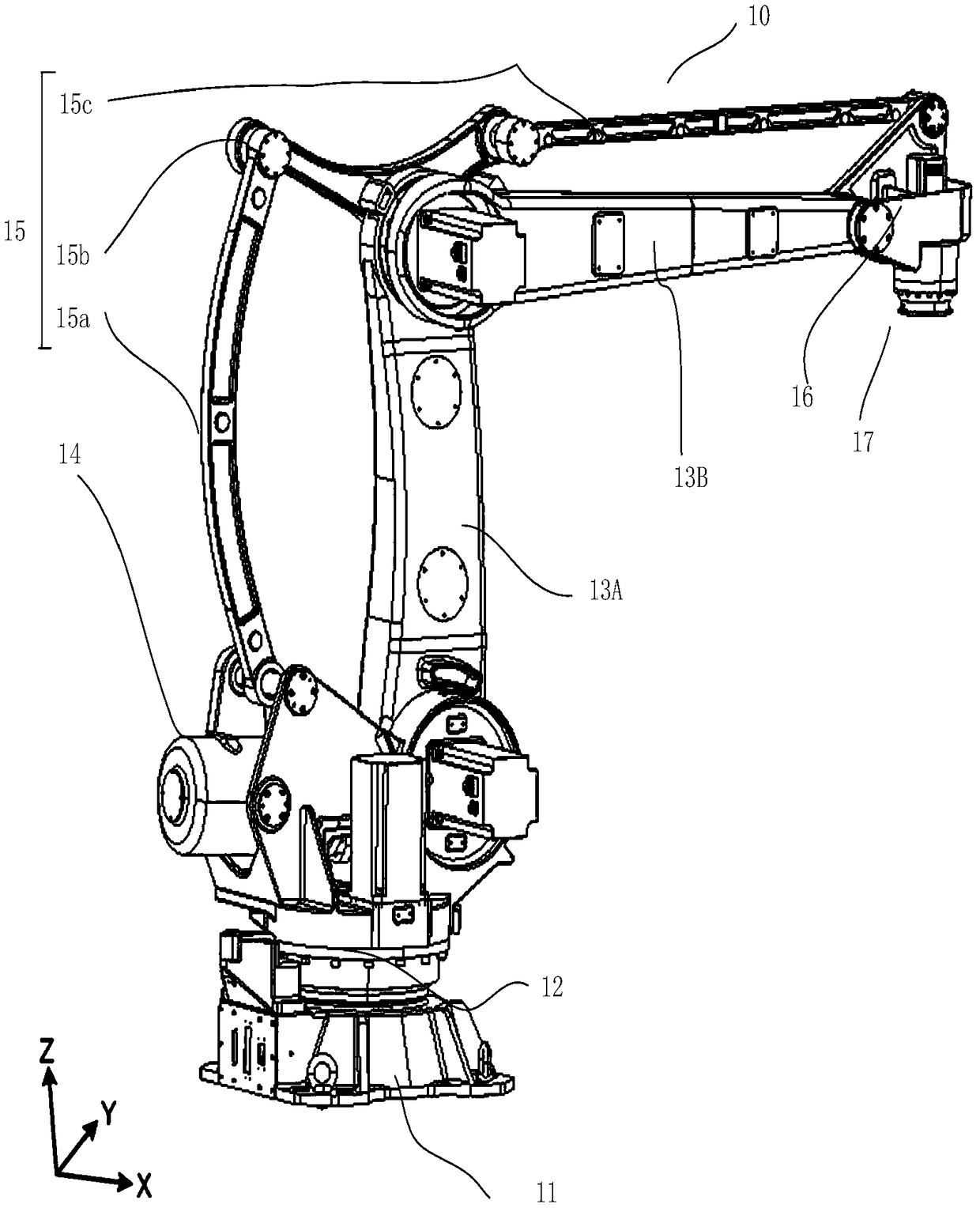 Stacking robot and using method thereof