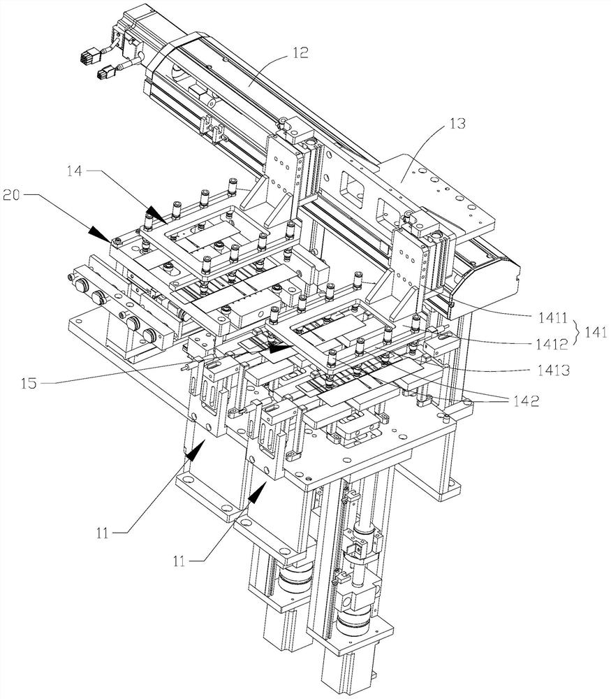 Battery piece imbricating equipment and battery piece imbricating ...