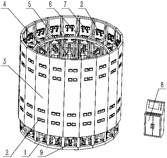 A ring-shaped rock climbing training device